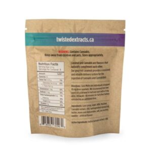 Twisted Extracts Cara-Melts – 1:1 40mg THC + 40mg CBD Indica