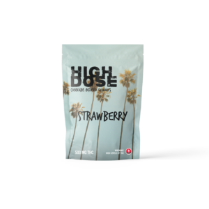High Dose 500mg THC Gummy – Strawberry