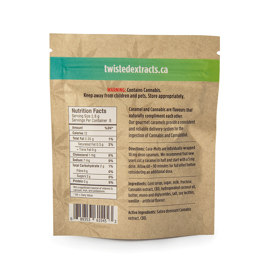 Twisted Extracts Cara-Melts - 1:1 40mg THC + 40mg CBD Sativa - Image 2