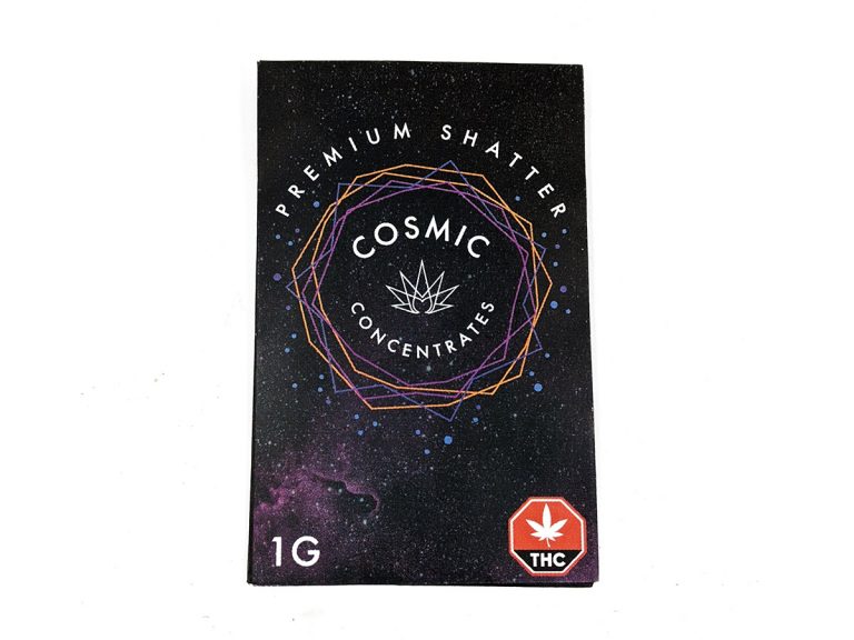 Cosmic Concentrates Premium Shatter 1g - Wedding Cake
