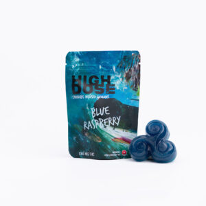 High Dose 1000mg THC Gummy – Blue Raspberry