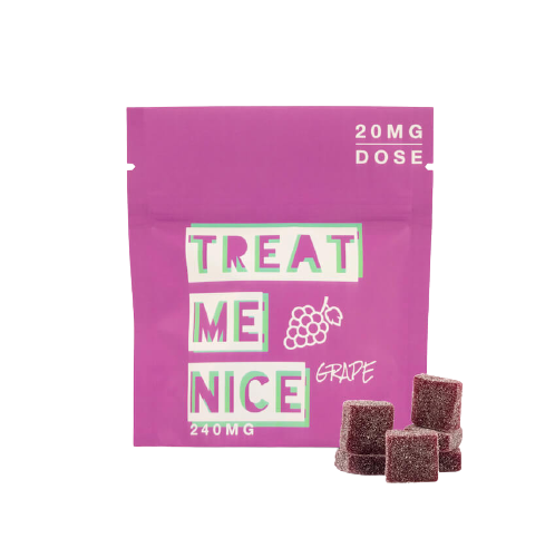 Treat Me Nice (240mg) THC Gummies - Grape