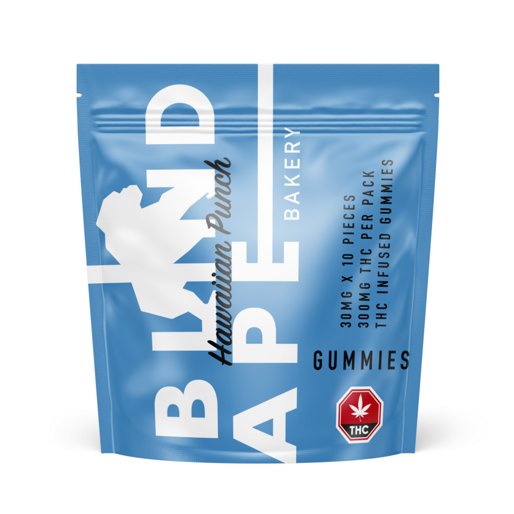 Blind Ape - Hawaiian Punch 300mg THC Gummies