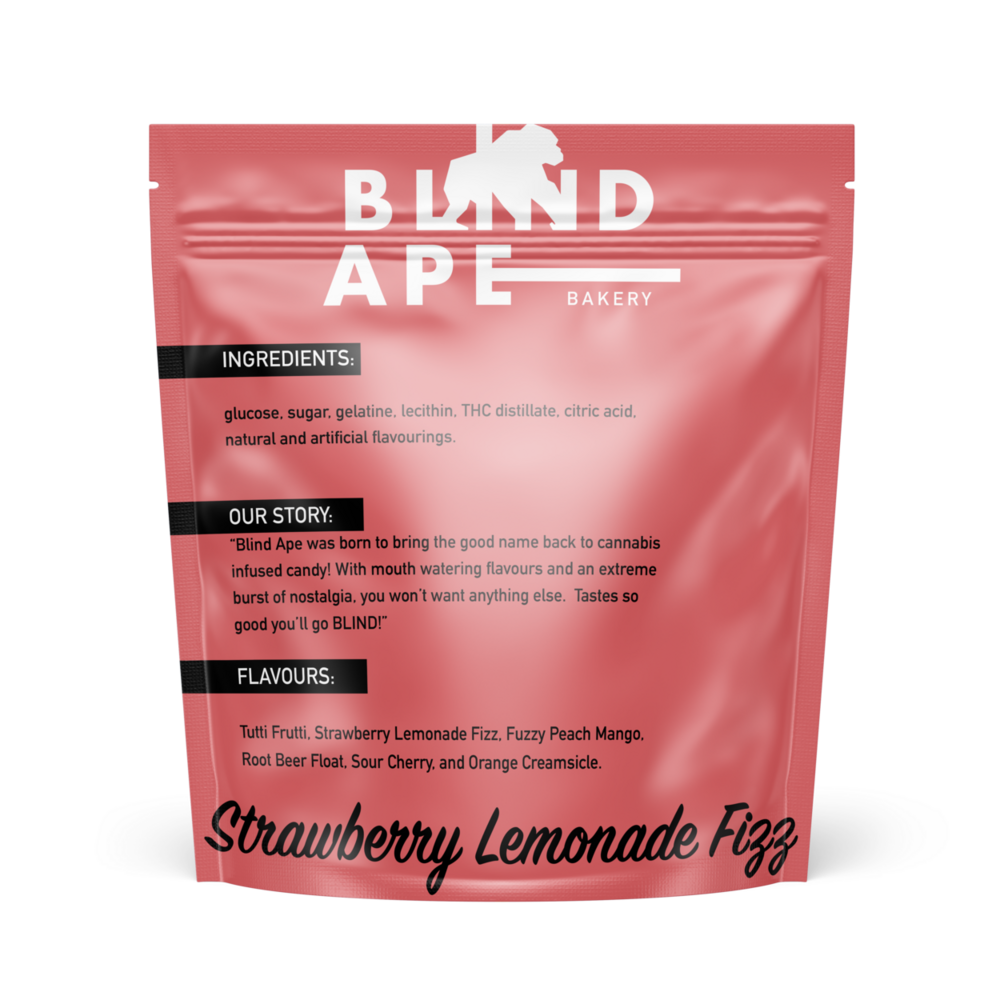 Blind Ape - Strawberry Lemonade 300mg THC Gummies - Image 2