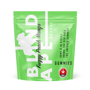 Blind Ape – Fuzzy Peach Mango 300mg THC Gummies