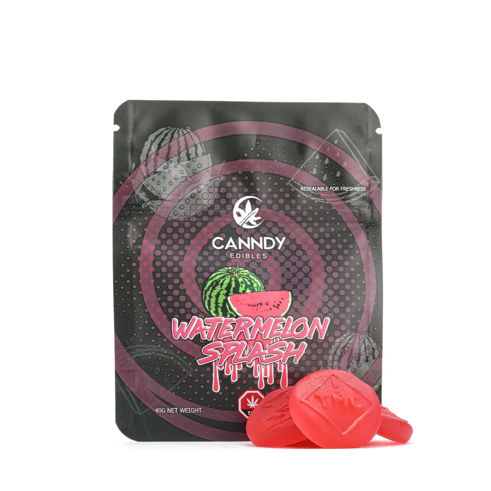 Canndy Edibles (300mg) THC Gummies - Watermelon Splash