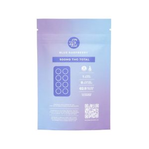 Euphoria Cannabis – Blue Raspberry 500mg THC Gummies