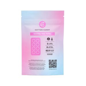 Euphoria Cannabis – Cotton Candy 1000mg THC Gummies
