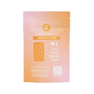 Euphoria Cannabis – Mango Peach 500mg THC Gummies