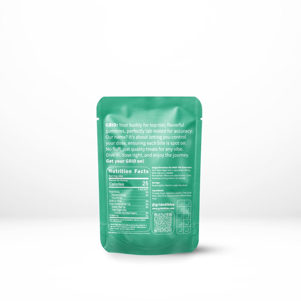 GRID - Punch Bowl 1000mg THC Gummies - Image 2
