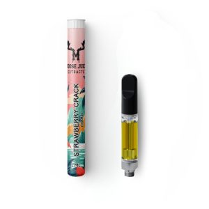 Moose Juice Extracts 1mL Cartridge – Strawberry Crack THC Distillate