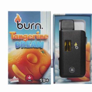 Burn 3mL Disposable Vapes – Tangerine Dream THC Distillate