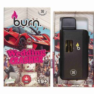 Burn 3mL Disposable Vapes – Wedding Crasher THC Distillate