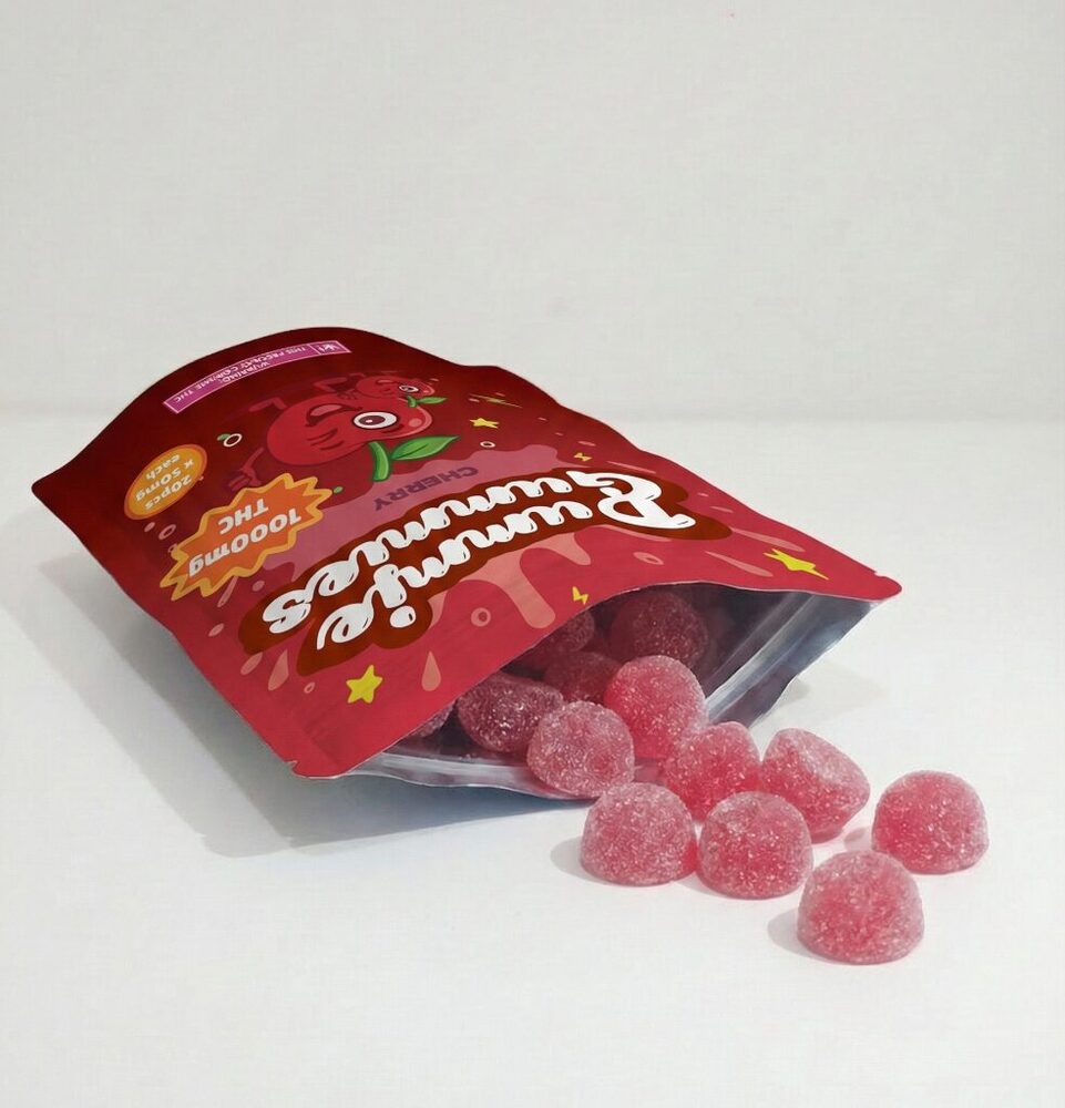 Dummie Gummies - Cherry 1000mg THC Gummies - Image 2