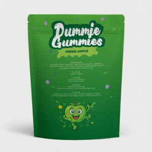 Dummie Gummies – Green Apple 1000mg THC Gummies
